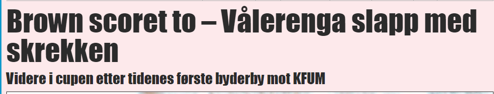 Faksimile, VG Nett